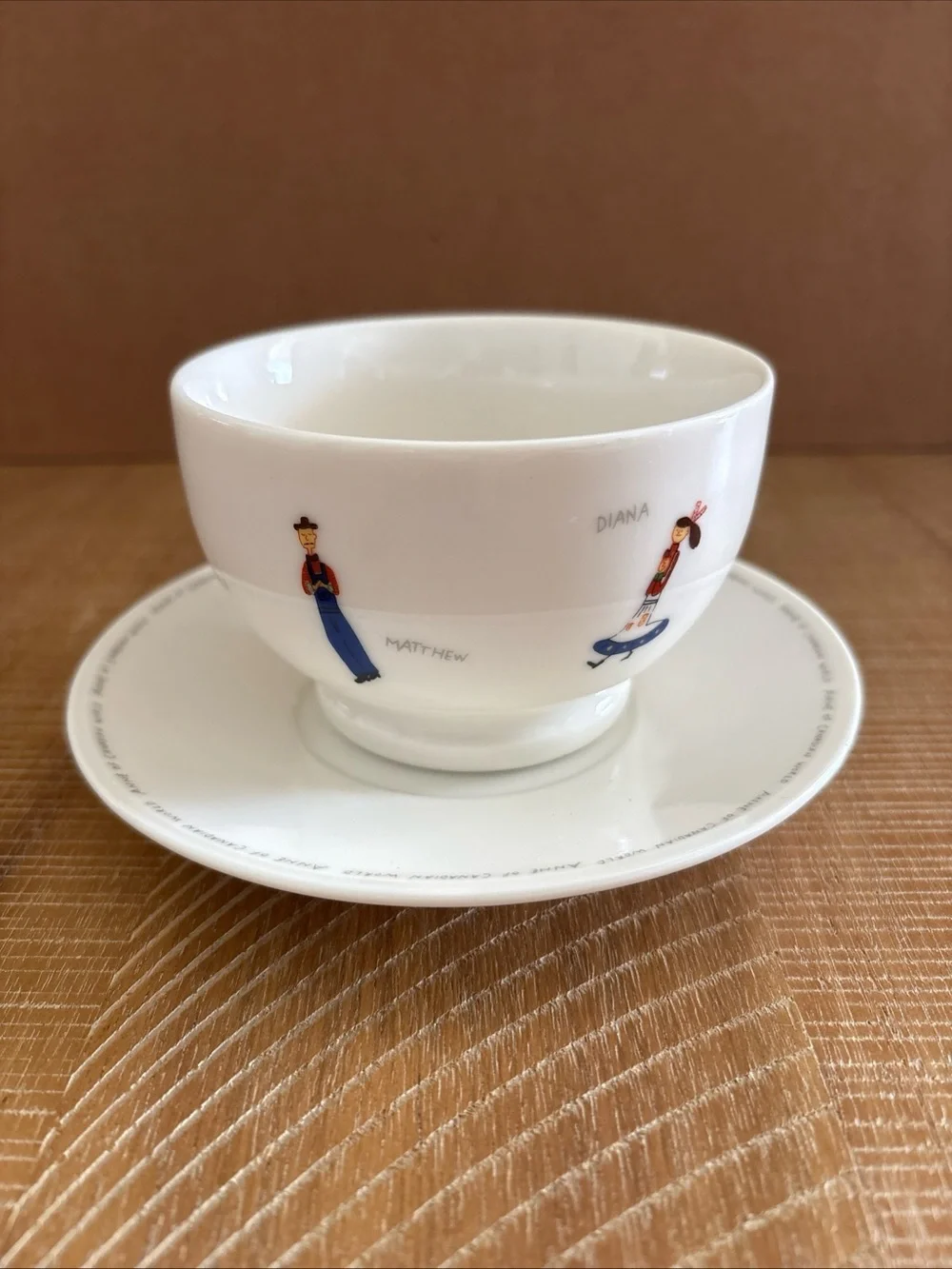 Anne Of Green Gables Canadian World Tea Cup And Saucer Japan